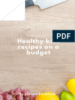 Healthy Kids Recipes On A Budget - by Simonn Strohfeldt