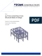Alpton Construction Structural Basis of Design