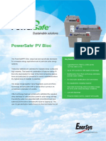 Powersafe PV Bloc: Sustainable Solutions