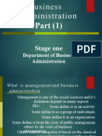 Business Administration