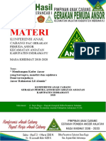 Materi Soshal Pac GP Ansor Anjatan