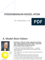 PERKEMBANGAN MODEL ATOM