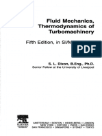 Fluid Mechanics, Thermodynamics of Turbomachinery: Fifth Edition, in Si/Metric Units