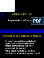 Chapter Thirty-Six: Asymmetric Information