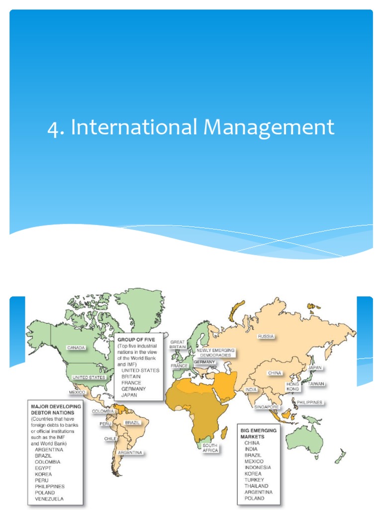 M4. International Management | PDF | Globalization | European Union