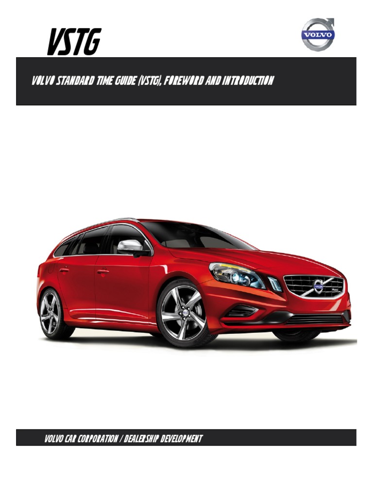 Volvo Standard Time Guide Overview | PDF | Vehicles | Manufactured Goods