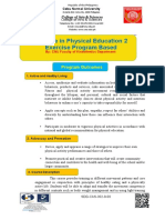 Module in Physical Education 2 Exercise Program Based