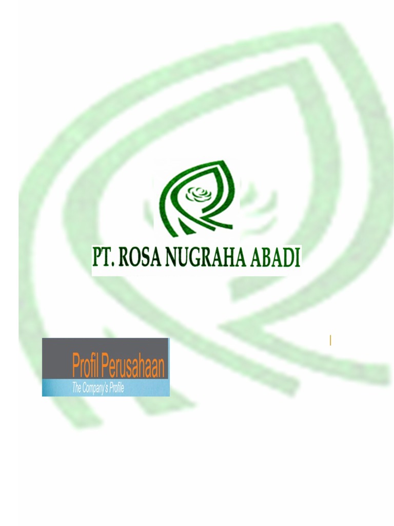 Profil PT Rosa Nugraha Abadi | PDF | Karier & Perkembangan | Bisnis