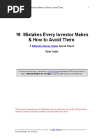 10 Mistakes Every Investor Makes and How to Avoid Them