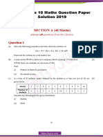 ICSE Class 10 Maths Question Paper Solution 2019