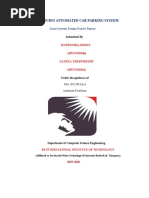 Arduino Automated Car Parking System: Smart System Design Project Report
