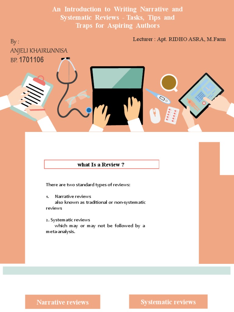 Writing Narrative and Systematic Reviews | PDF | Systematic Review ...