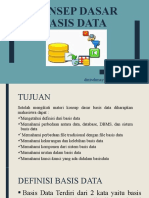 Konsep Dasar Basis Data