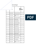 Daftar Nama STR Gizi Reg A: No. NIM Nama Maha Sisw A Jenis Kelamin