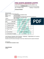 Permohonan Surat Dukungan Alat - PT.mkmu