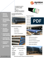 3lpe Coating: Typical Properties