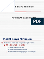 12 Minggu 12 Model Biaya Minimum