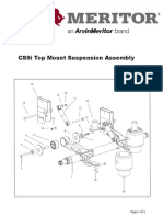 CS9i Top Mount Suspension Assembly Parts List