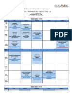 Horarios para Direc y Alumnos Tercero