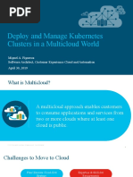 Deploy and Manage Kubernetes Clusters in A Multicloud World