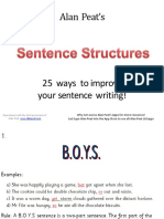 How To Improve Sentence Writing