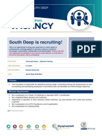 South Deep Is Recruiting!