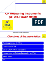 OF Measuring Instruments (OTDR, Power Meter) : © Bharat Sanchar Nigam Limited