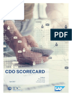 SAP CDO Scorecard