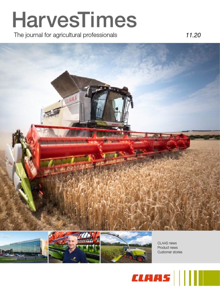CLAAS HarvesTimes Winter 2020 v3, PDF, Agriculture