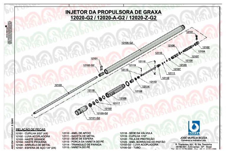 Vista Explodida Propulsora Bozza 12020 | PDF