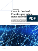 Ahead in The Cloud: Transforming Public-Sector Performance