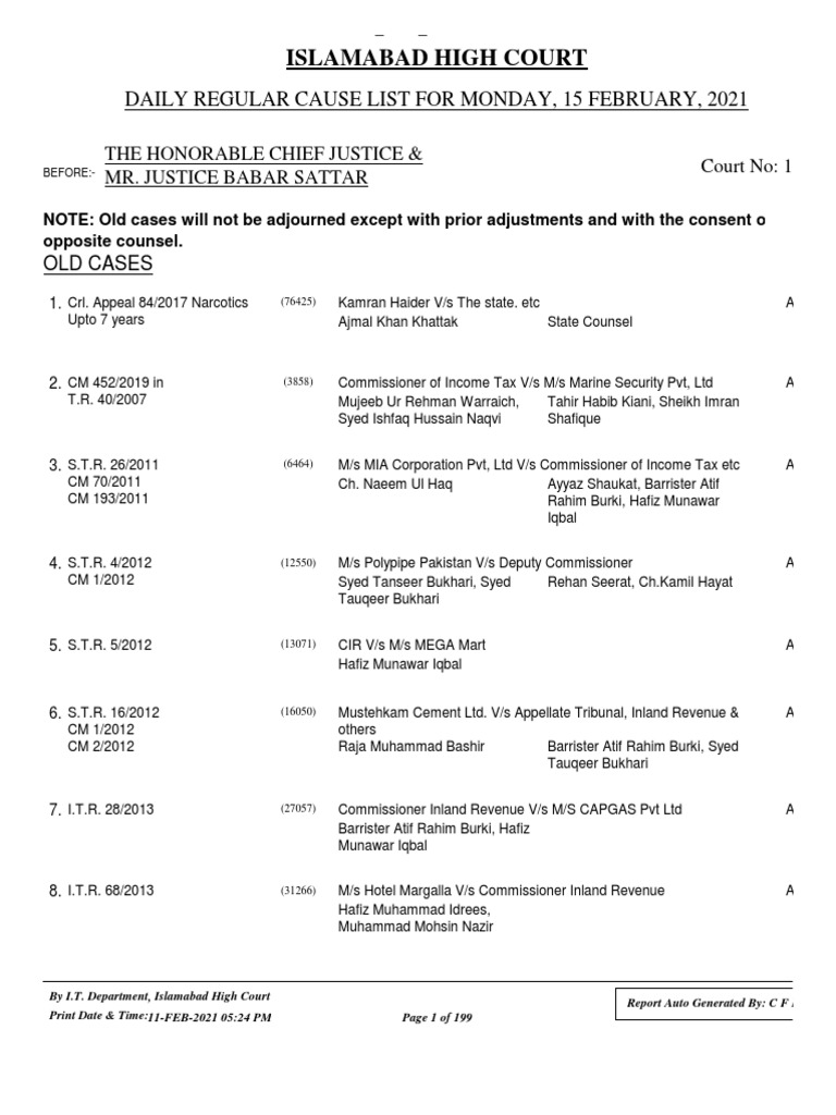 high-court-cause-list-22-to-26-2-21-pdf-government-of-pakistan