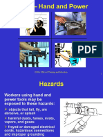 Tools - Hand and Power: OSHA Office of Training and Education 1