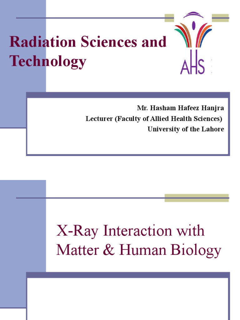 11 XRay Interactions PDF X Ray Photoelectric Effect