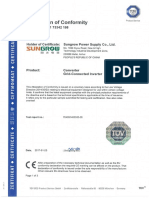 SG60KTL CE-LVD Certificate