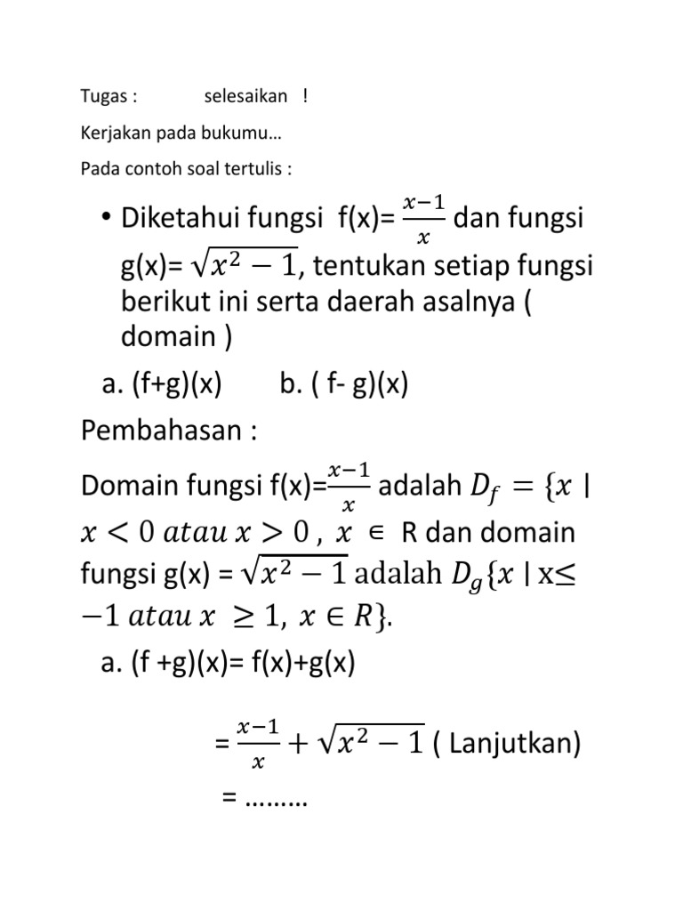 Soal Fungsi | PDF