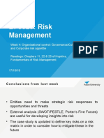 Risk Management Framework and Corporate Governance