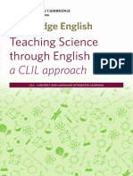 Teaching Science Through English a CLIL Approach