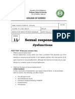 Bulacan State University College of Science Lesson on Sexual Response and Dysfunctions