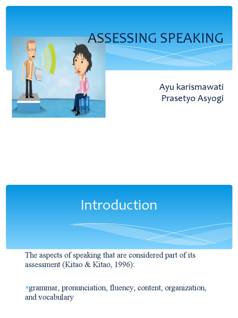 Speaking Assessment Techniques Explained | PDF | Translations | Learning