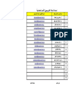 اسماء التدريسيين والبريد الالكتروني