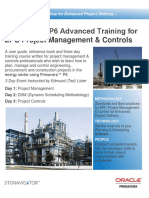Primavera™ P6 Advanced Training For EPC Project Management & Controls