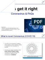 Coronavirus Prevention IndiGo