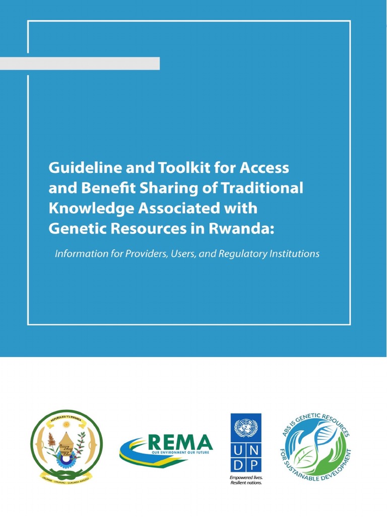 Final Guideline & Toolkit For Access and Benefit Sharing of aTK in