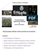 The Patent System in Ethiopia