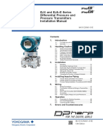 User's Manual: EJX and EJA-E Series Differential Pressure and Pressure Transmitters Installation Manual