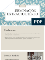 Determinación Extracto Etéreo