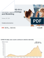 Update On COVID-19 in Canada, Projections - Feb 19 2021