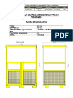 CS Beaver - Plano Ficha Tecnica CANASTILLA DE 2 PERSONAS