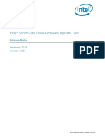 Intel® Solid State Drive Firmware Update Tool: Release Notes